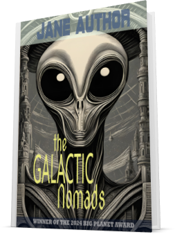 Pre-made cover design for the Science Fiction genre which we have cheekily called