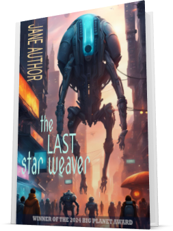 Pre-made cover design for the Science Fiction genre which we have cheekily called