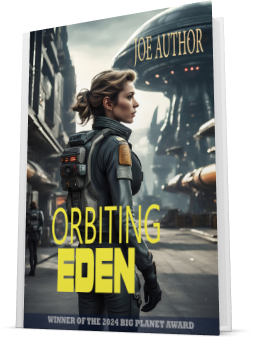 Pre-made cover design for the Science Fiction genre which we have cheekily called 