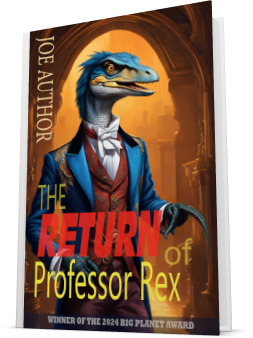 Pre-made cover design for the Science Fiction genre which we have cheekily called 