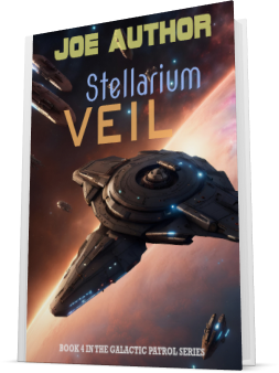 Pre-made cover design for the Science Fiction genre which we have cheekily called 