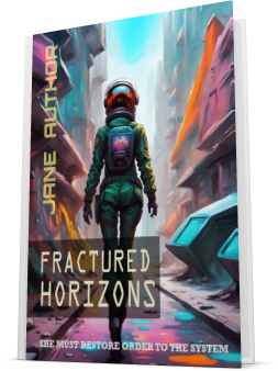 Pre-made cover design for the Science Fiction genre which we have cheekily called