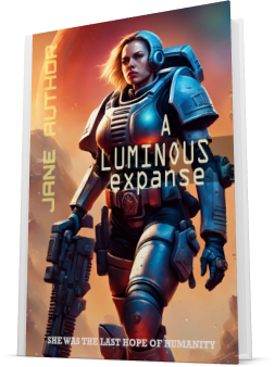 Pre-made cover design for the Science Fiction genre which we have cheekily called