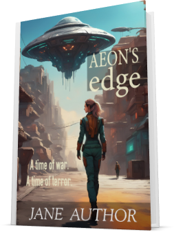 Pre-made cover design for the Science Fiction genre which we have cheekily called 