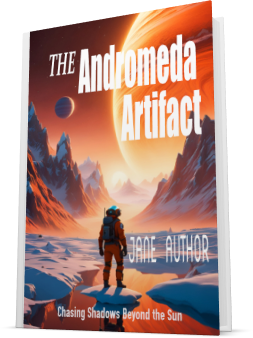 Pre-made cover design for the Science Fiction genre which we have cheekily called