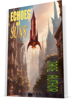 Pre-made cover design for the Science Fiction genre which we have cheekily called