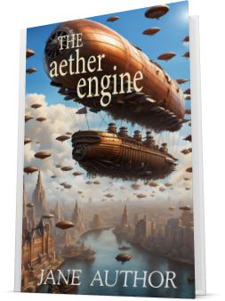 Pre-made cover design for the Science Fiction genre which we have cheekily called