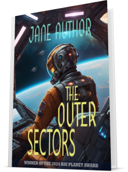 Pre-made cover design for the Science Fiction genre which we have cheekily called
