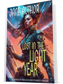 Pre-made cover design for the Science Fiction genre which we have cheekily called