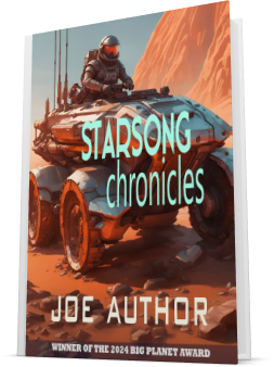 Pre-made cover design for the Science Fiction genre which we have cheekily called