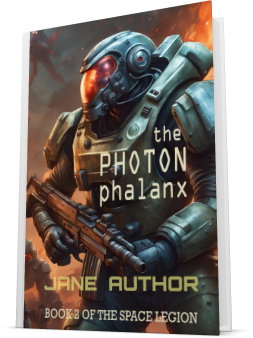 Pre-made cover design for the Science Fiction genre which we have cheekily called