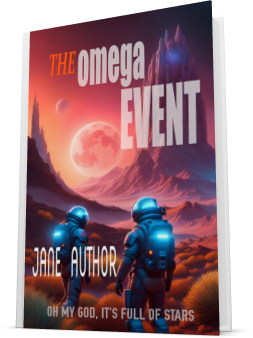 Pre-made cover design for the Science Fiction genre which we have cheekily called