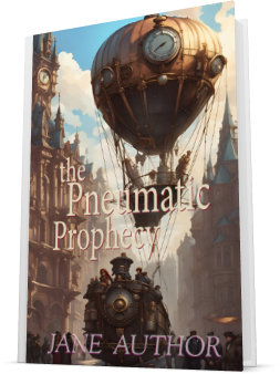 Pre-made cover design for the Science Fiction genre which we have cheekily called 