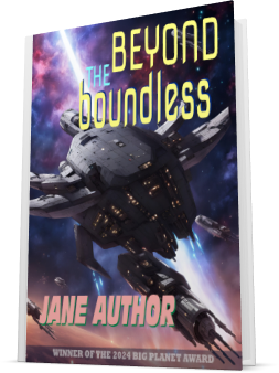 Pre-made cover design for the Science Fiction genre which we have cheekily called