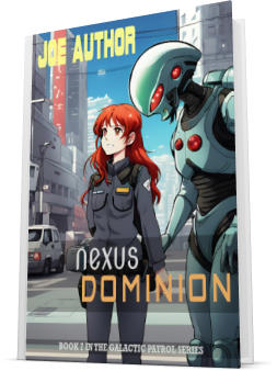 Pre-made cover design for the Science Fiction genre which we have cheekily called